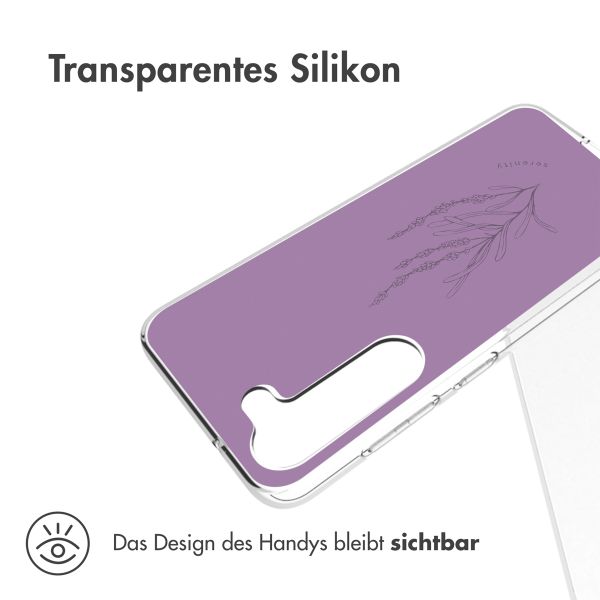 imoshion Design Hülle für das Samsung Galaxy S23 - Floral Purple