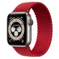 Apple Geflochtenes Solo Loop für die Apple Watch | 44/45/46/49 mm - Größe 6 - (PRODUCT)RED