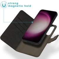 imoshion Entfernbare 2-1 Luxus Klapphülle Samsung Galaxy S23 FE - Schwarz