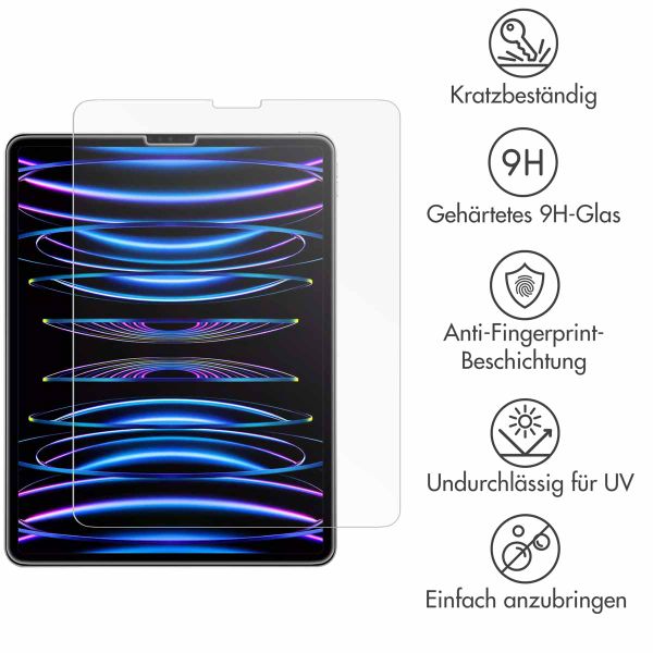 imoshion Displayschutz aus gehärtetem Glas für das iPad Pro 12.9 (2018-2022) - Transparant