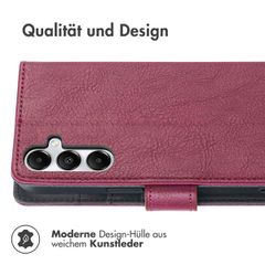 imoshion Luxuriöse Klapphülle Samsung Galaxy S24 / S25 - Bordeaux