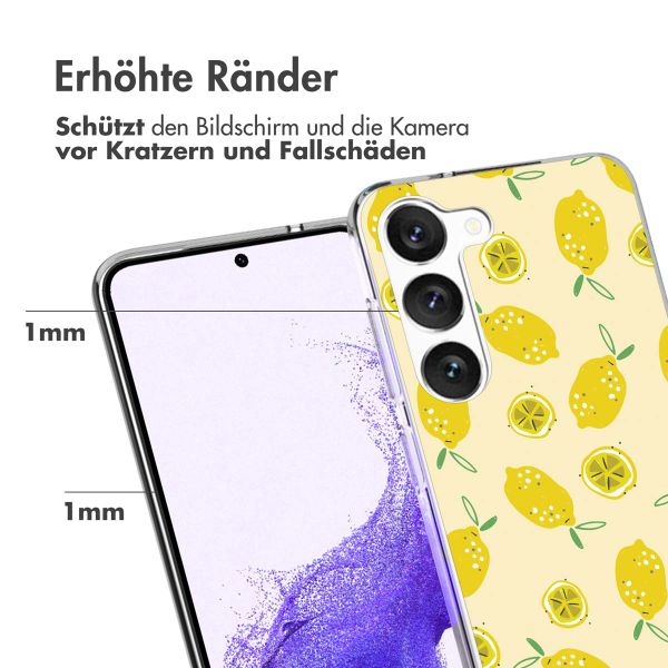 imoshion Design Hülle für das Samsung Galaxy S23 - Lemons