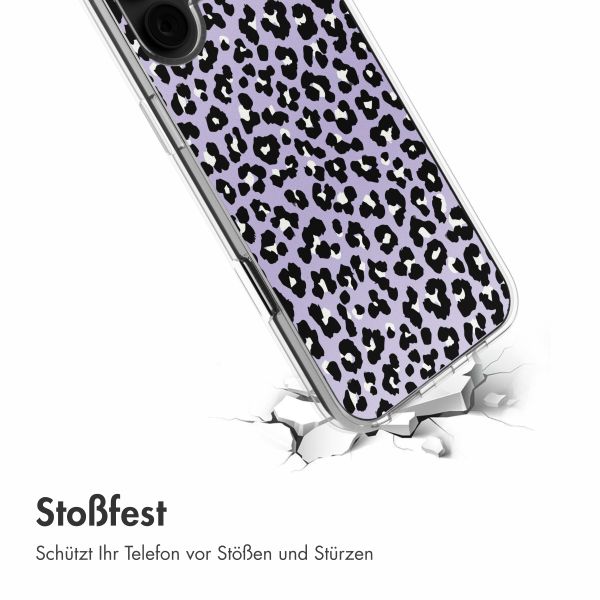 imoshion Design Hülle iPhone 16 - Leopard Lilac