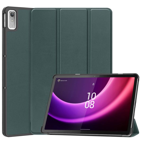 imoshion Trifold Klapphülle für das Lenovo Tab P11 (2nd gen) - Dunkelgrün