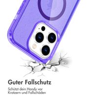 imoshion Sparkle Back Cover mit MagSafe Apple iPhone 14 Pro - Glitzer Violett