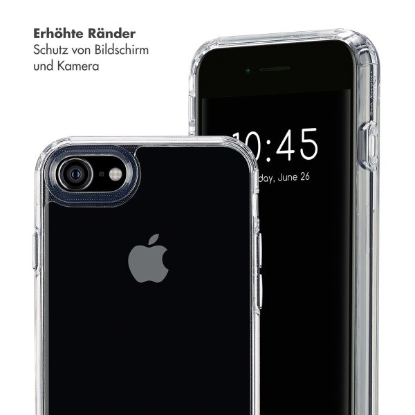 Selencia Backcover mit abnehmbaren Haken Apple iPhone SE (2022 / 2020) / 8 / 7 - Transparent