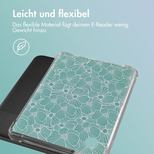 imoshion Design Clear Backcover Kobo Clara Colour / Clara BW - Botanica