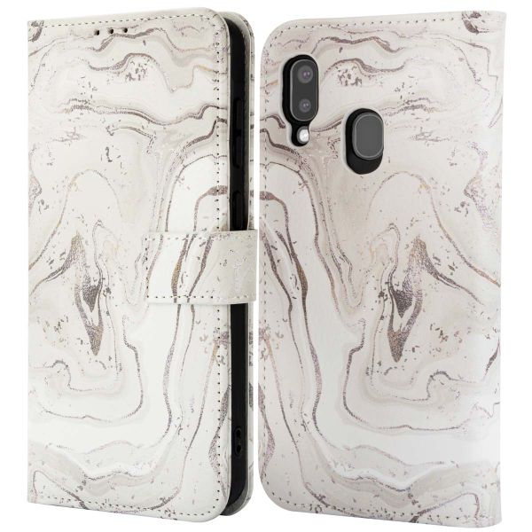 imoshion Design Klapphülle Samsung Galaxy A20e - Sandy Marble