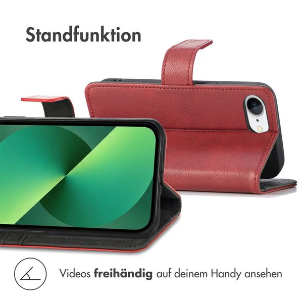 imoshion Luxuriöse Klapphülle Apple iPhone 17e / 16e - Rot