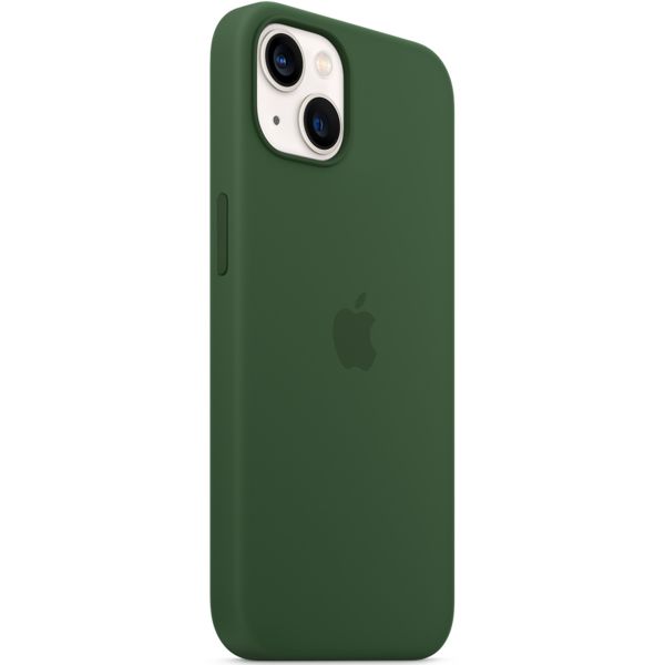 Apple Silikon-Case MagSafe iPhone 13 - Clover