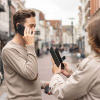 Selencia Olyn Abnehmbare Bookcase mit MagSafe Samsung Galaxy A36 - Schwarz