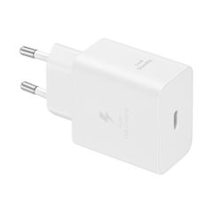 Samsung Original Power Adapter mit USB-C-Kabel - Ladegerät - USB-C-Anschluss - Fast Charger - 45 Watt - 1,8 m - Weiß