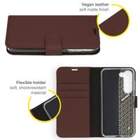 Accezz Wallet TPU Klapphülle Samsung Galaxy S23 Plus - Braun