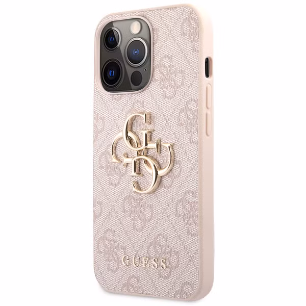 Guess 4G Metal Logo Back Cover Apple iPhone 13 Pro Max - Rosa