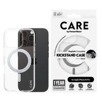 CARE by PanzerGlass Kickstand Case MagSafe für das iPhone 16 Pro - Silber