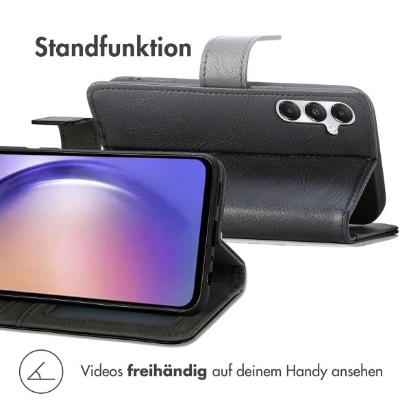 imoshion Luxuriöse Klapphülle Samsung Galaxy A55 - Schwarz