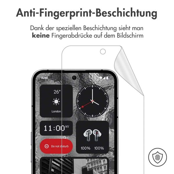 imoshion Displayschutz Folie 3er-Pack für das Nothing Phone (2) - Transparent