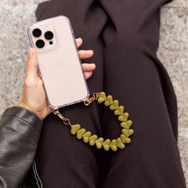 Selencia Lova Herz-Handgelenkbande - Olive Dust