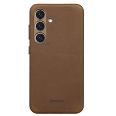 Accezz Vintage Leather Magsafe Backcover Samsung Galaxy S24 / S25 - Tabacco Cognac