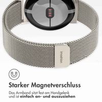 imoshion Magnetisches Milanaise Armband für Google Pixel Watch 3 / 4 (45 mm) - Starlight