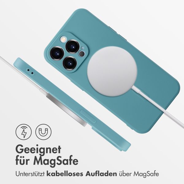 imoshion Color Back Cover mit MagSafe Apple iPhone 14 Pro - Smoke Green