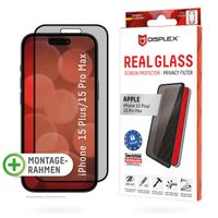 Displex Displayschutz aus gehärtetem Glas Privacy Apple iPhone 15 Plus / 15 Pro Max / 16 Plus