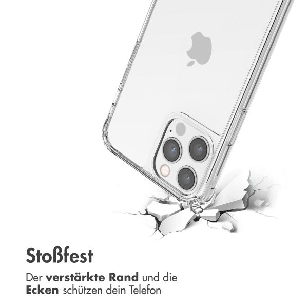 imoshion Back Cover mit Band + Armband für das iPhone 12 (Pro) - Perlen Herzchen