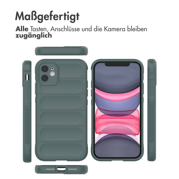 imoshion EasyGrip Back Cover für das iPhone 11 - Dunkelgrün