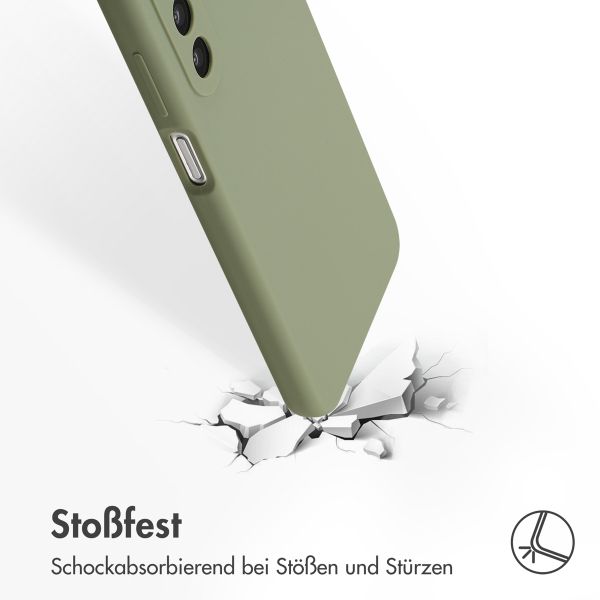 Accezz Liquid Silikoncase Samsung Galaxy A26 - Grün