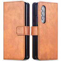 imoshion Luxuriöse Klapphülle für das Samsung Galaxy Z Fold 4 - Braun