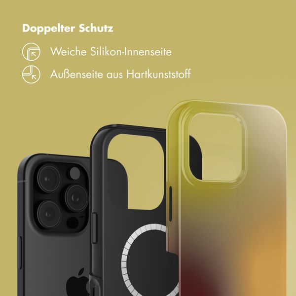 Selencia Vivid Rückabdeckung mit MagSafe Apple iPhone 16 Pro Max - Gradient Olive Dust