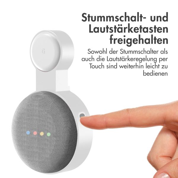 imoshion Google Nest Mini Halterung - Weiß