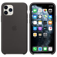 Apple Silikon-Case Schwarz für das iPhone 11 Pro