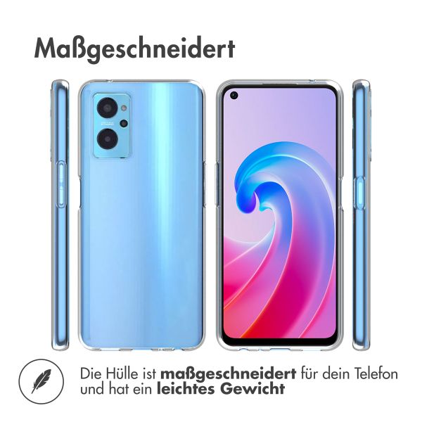 Accezz TPU Clear Cover für das Oppo A96 - Transparent