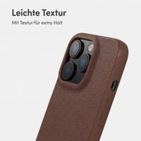 imoshion Texture Backcover Apple iPhone 14 Pro - Dunkelbraun