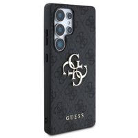 Guess 4G Metal Logo Back Cover Samsung Galaxy S25 Ultra - Schwarz