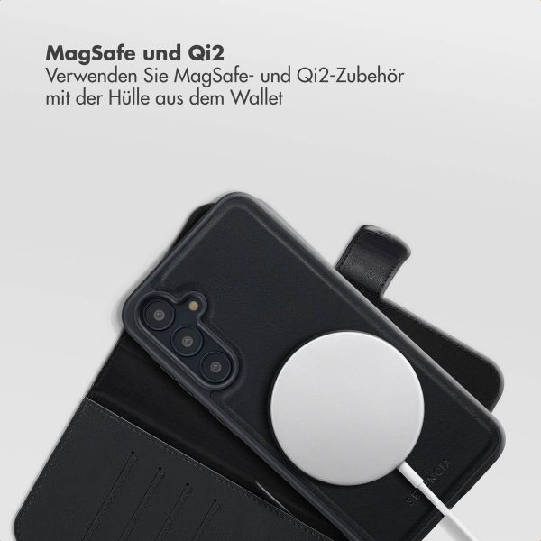 Selencia Olyn Abnehmbare Bookcase mit MagSafe Samsung Galaxy A55 - Schwarz