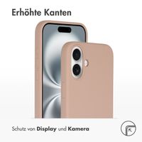 Accezz Liquid Silikoncase mit MagSafe für das Apple iPhone 16 Plus - Rosa