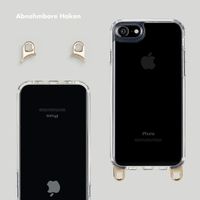 Selencia Backcover mit abnehmbaren Haken Apple iPhone SE (2022 / 2020) / 8 / 7 - Transparent