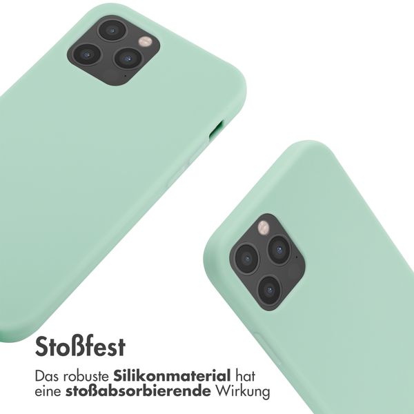 imoshion SilikonHülle mit Band Apple iPhone 12 (Pro) - Mintgrün