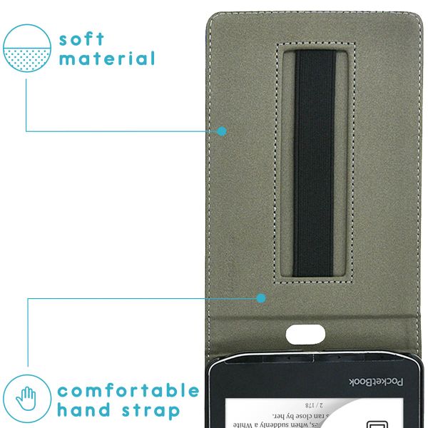 imoshion Stand Flipcase Pocketbook Verse / Verse Pro / Verse Pro Color / Vivlio Light / Light HD - Schwarz