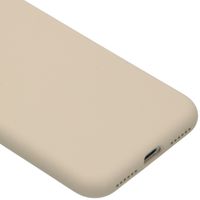 Accezz Liquid Silikoncase Apple iPhone SE (2022 / 2020) / 8 / 7 - Stone
