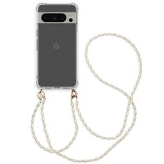 imoshion Handykette mit Perlen + Handgelenkschlaufe Google Pixel 8 Pro - Transparent