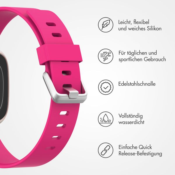 imoshion Silikonband für das  Fitbit Versa / Versa 2 / Versa Lite - Größe S - Rosa