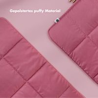Selencia Puffy Laptop Hülle 15-16 Zoll - Laptop Sleeve - Magenta Fire