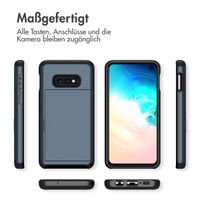 imoshion Backcover mit Kartenfach für das Samsung Galaxy S10e - Dunkelblau