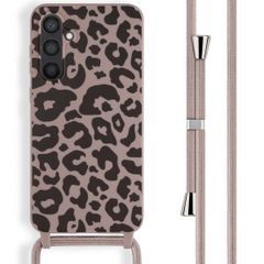 imoshion SilikonHülle design mit Band Samsung Galaxy S23 FE - Animal Pink