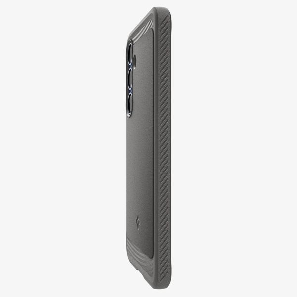 Spigen Rugged Armor Backcover MagSafe für das Samsung Galaxy S25 - Marble Gray