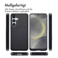 imoshion Backcover mit Kartenfach für das Samsung Galaxy S25 - Schwarz