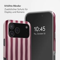 Selencia Vivid Rückabdeckung mit MagSafe Apple iPhone 18 Pro Max / 17 Pro Max - Bonbon Stripe Raspberry